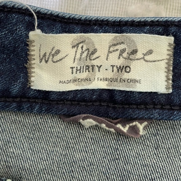 We The Free Crvy By Ma Cherie High Waist Flare Jeans - Picture 11 of 13